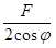 F/2cos φ