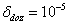 δdoz=10^-5