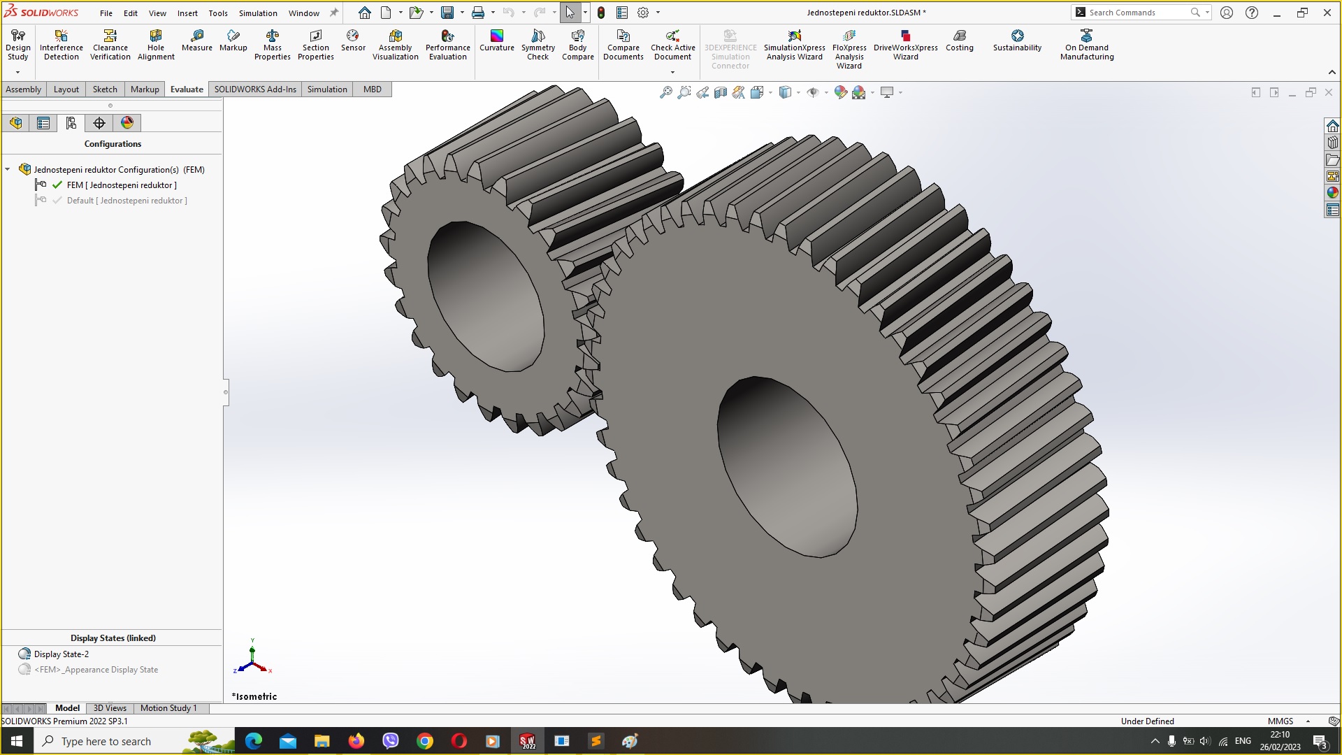 Assembly FEM configuration